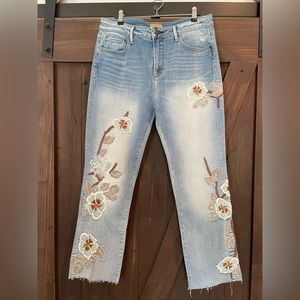 NWOT SUNDANCE DRIFTWOOD AMELIA CROPPED JEANS SIZE 30